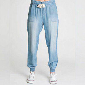 Women’s HARLOW 100% tencel elastic waist paperbag‎ Joggers size small